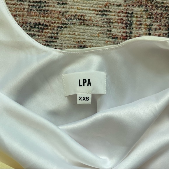 LPA Cowl Mini Slip Dress in Ombre - Picture 5 of 6